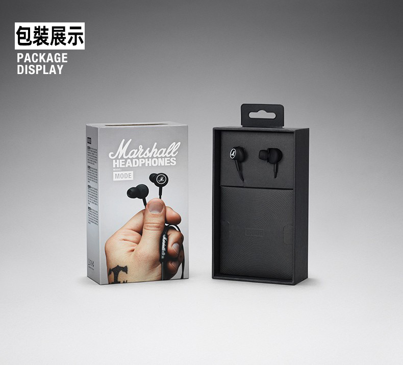 Marshall Mode 入耳式有線耳機 人體工程學耳塞 黑色